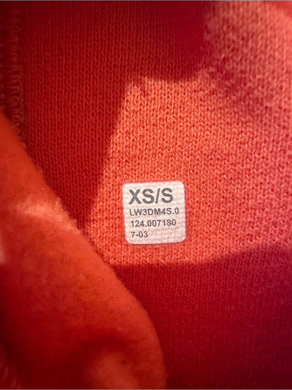 Lululemon Scuba Oversized Half-Zip Hoodie Sz XS/S Orange $138 - Picture 8 of 8